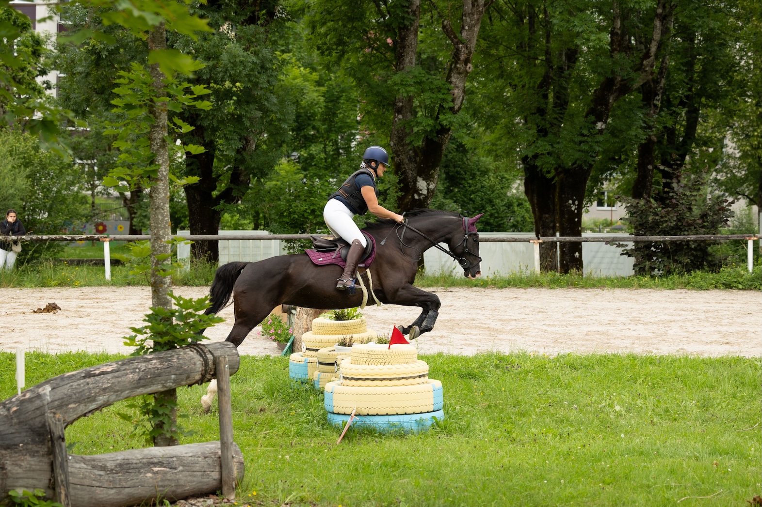Sehr Safe durch die Crossspringprüfung. 2. Platz
